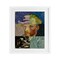 Stupell Industries Collaged Van Gogh Portraits Framed Print Under Glass, design by Masters Redux